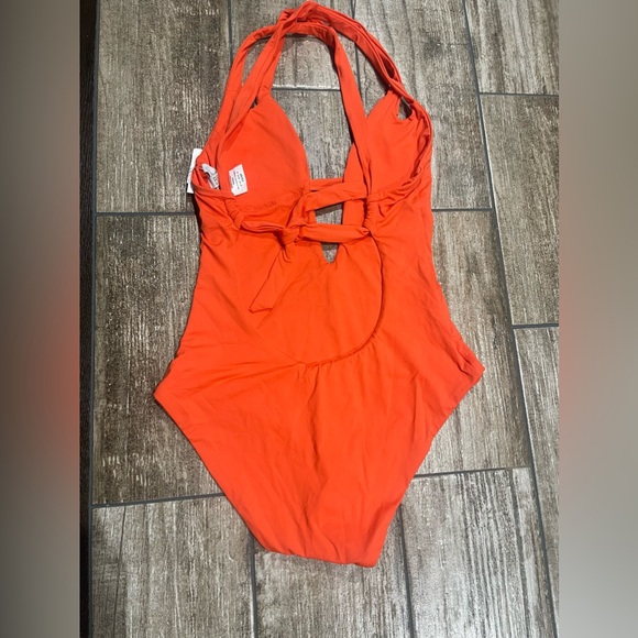 🍑🌴BECCA Women's Color Peach One Piece Swimsuit Size XS NWT🍑🌴 - Picture 9 of 12